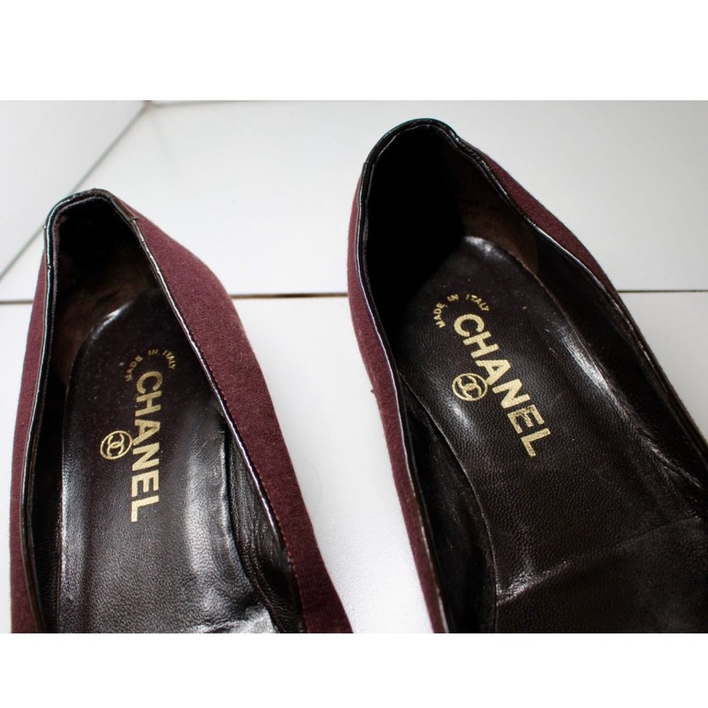 CHANEL Flower Ballerina Ballet Flats sz 38 (US 8) - Picture 3 of 13